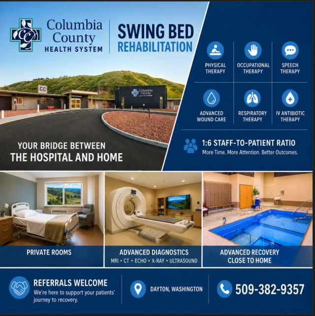 Columbia County Health System Facebook ad