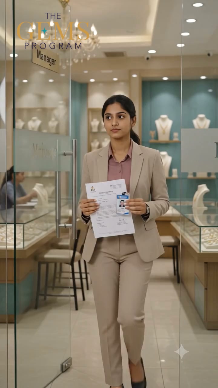The Gems Program Facebook ad: Your Career in Jewellery Starts Here