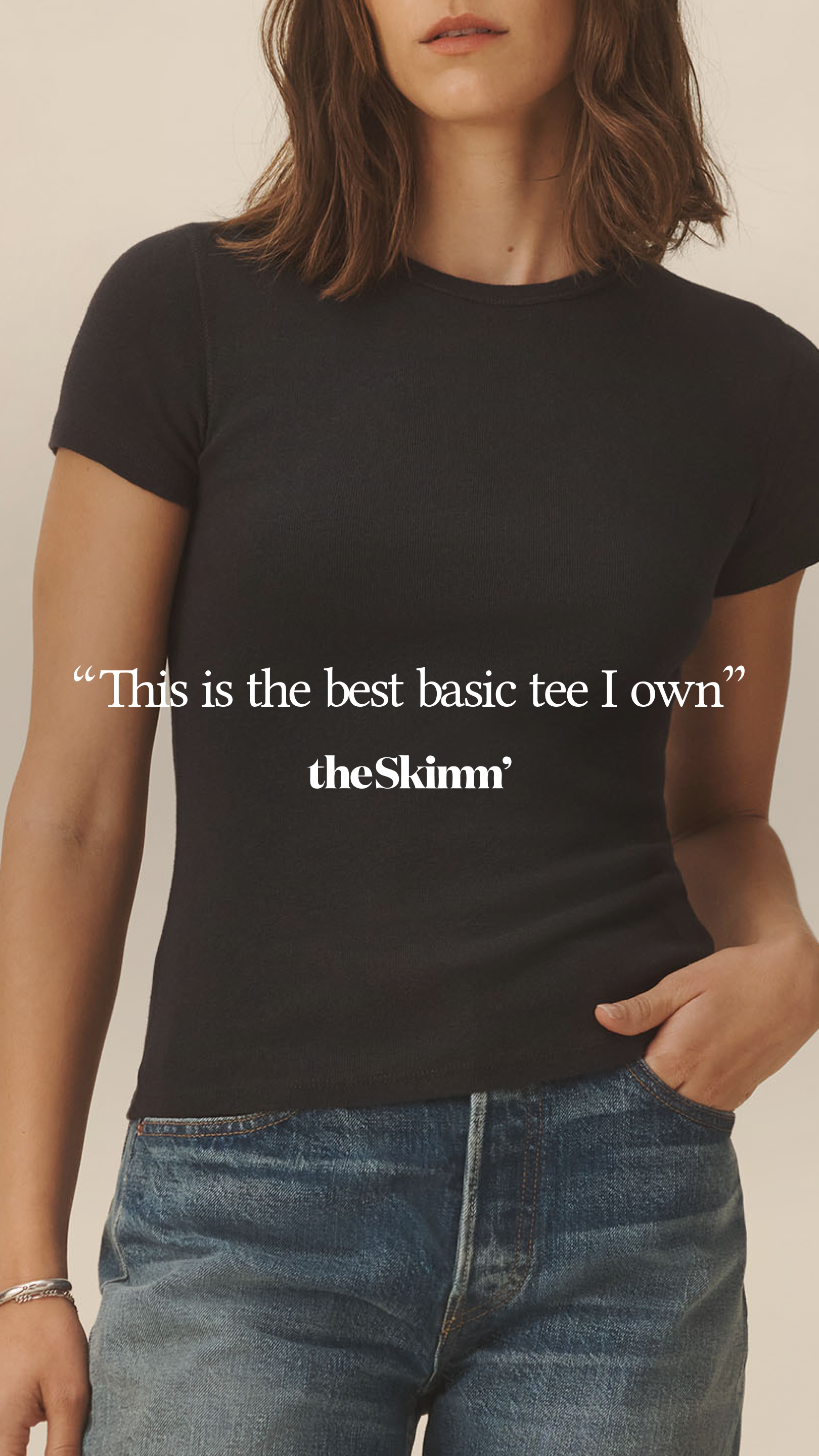 Buck Mason Women's Facebook ad