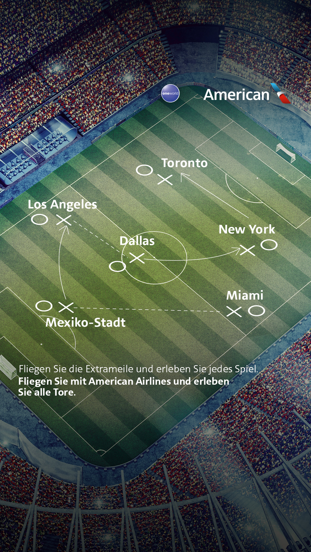 American Airlines Facebook ad