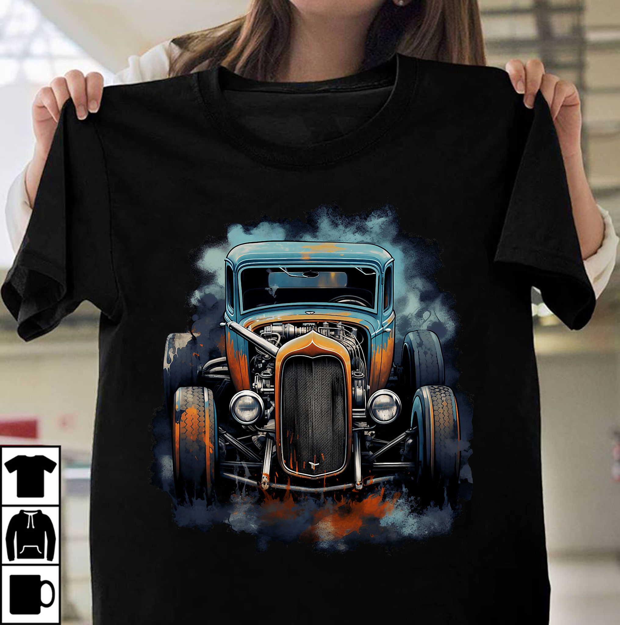 Racing Lovers Apparel Facebook ad: Old Cars. Loud Engines.