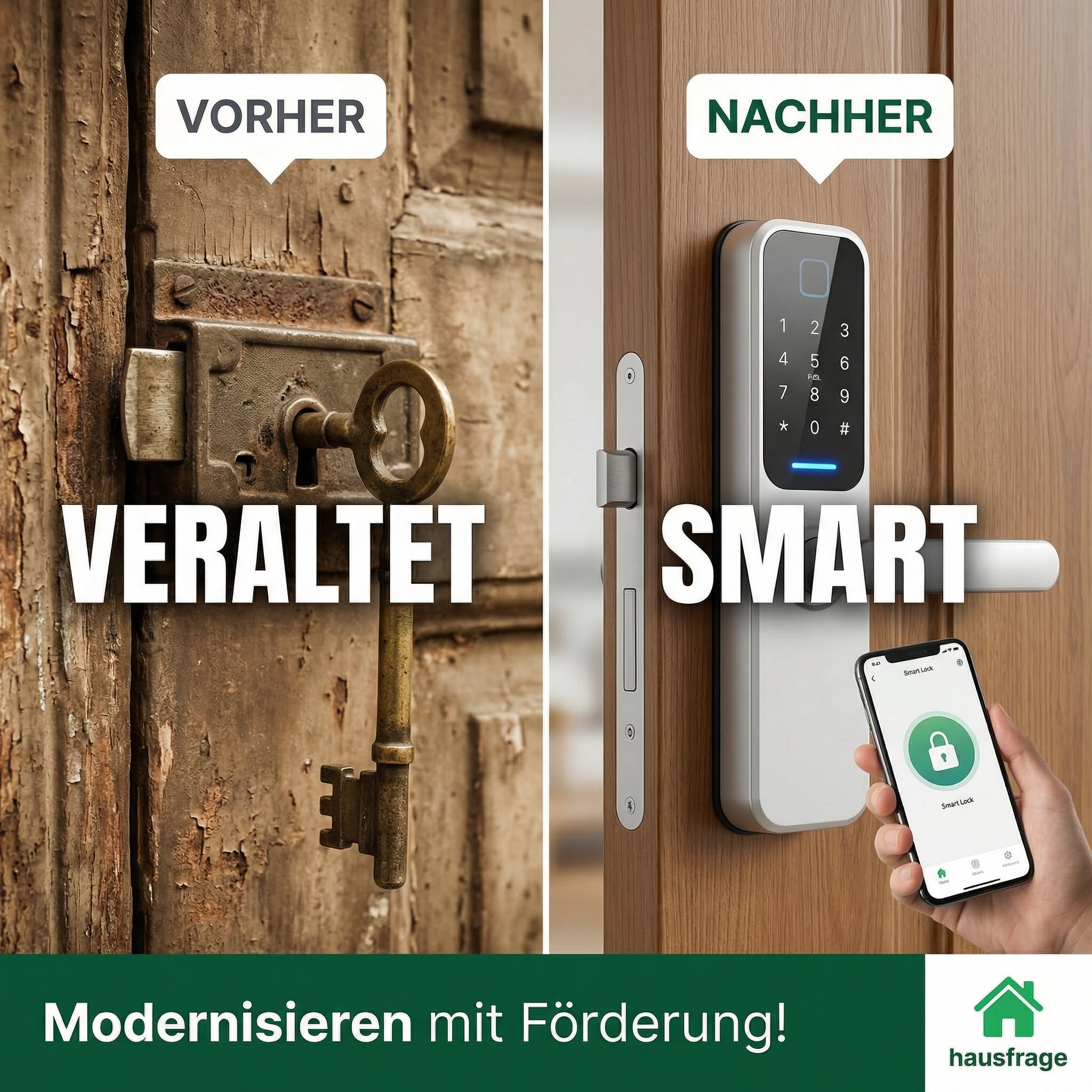 Hausfrage Facebook ad
