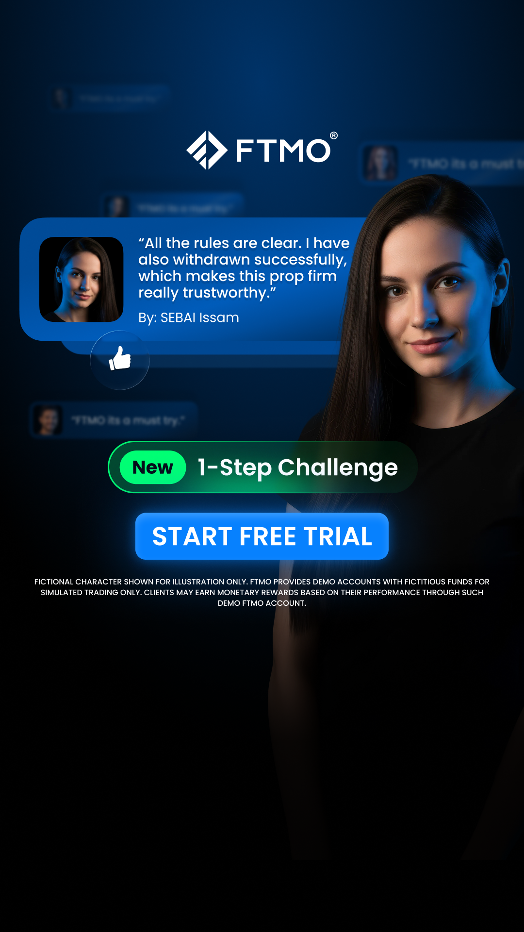 FTMO.com Facebook ad from Sep 7, 2026