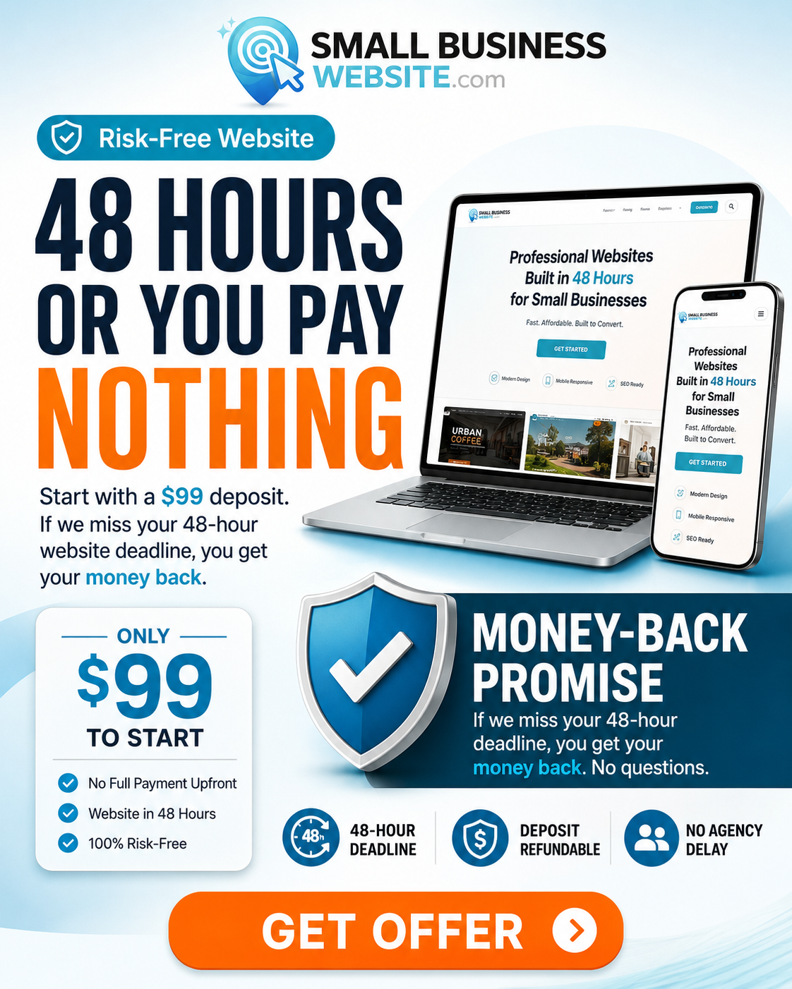 Small Business Website Facebook ad from Jun 24, 2026