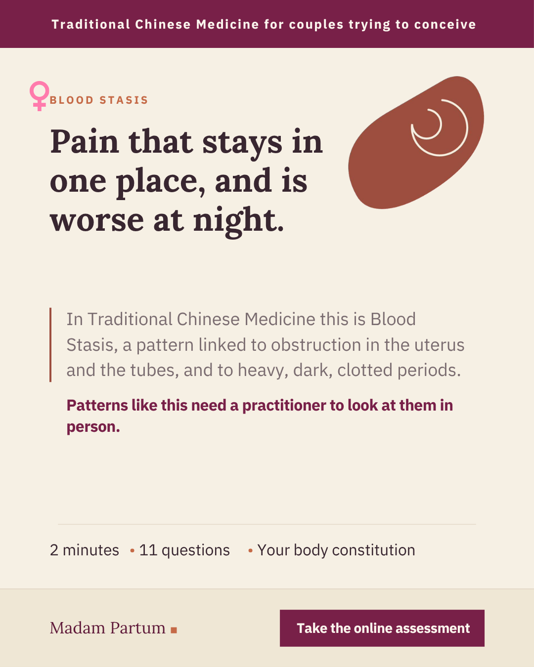 MADAM PARTUM Facebook ad