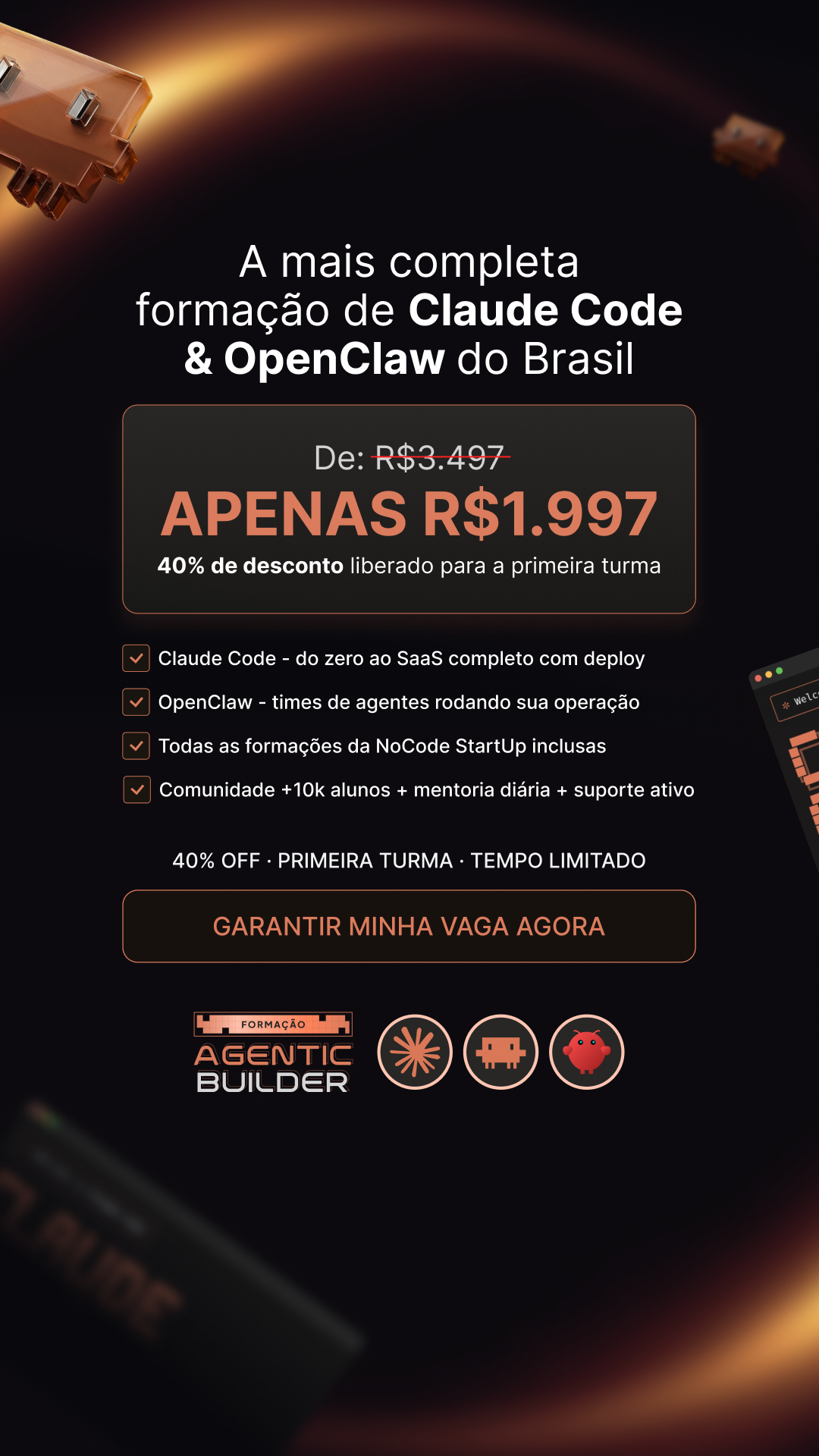 No Code Start Up Facebook ad
