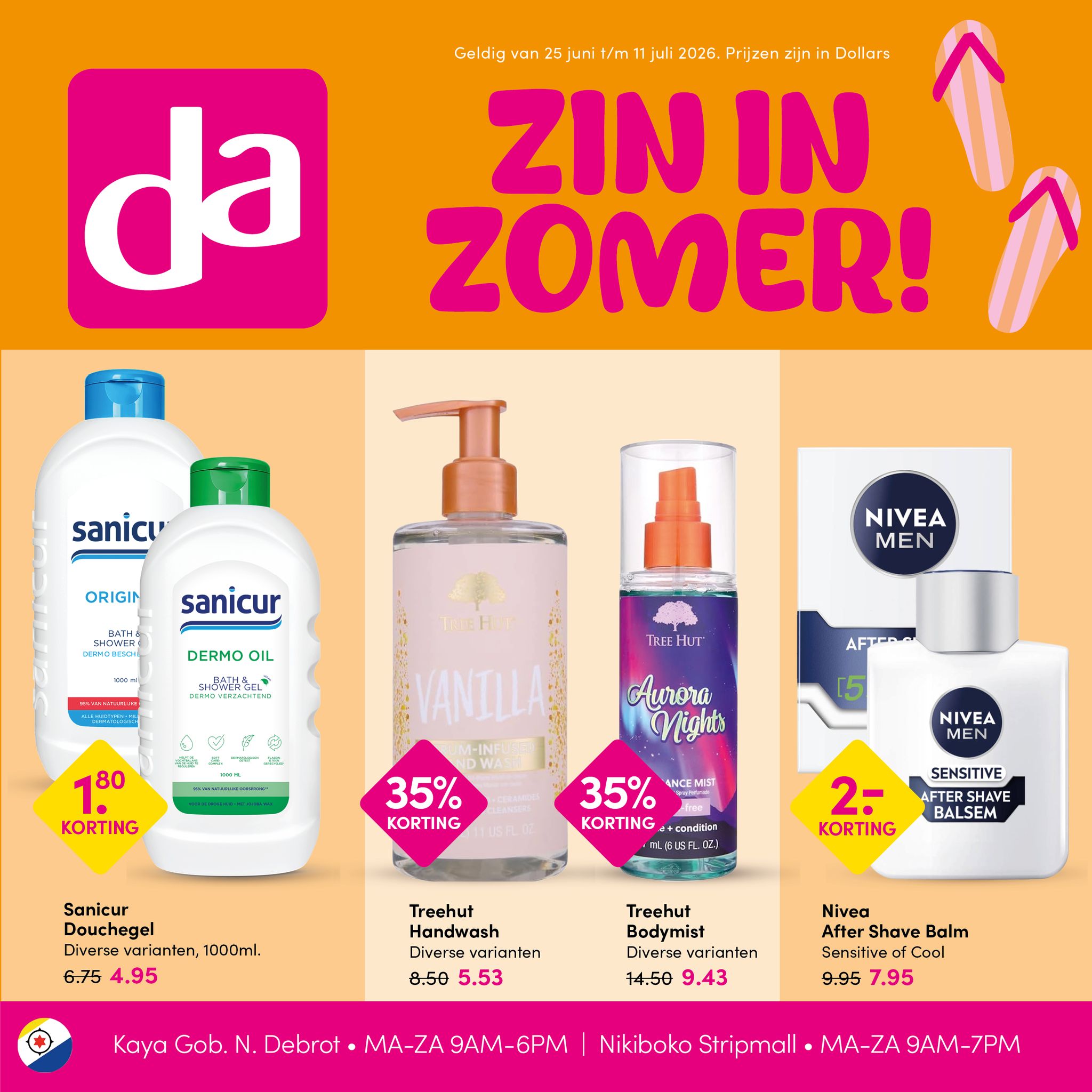 Da Drogist Bonaire Facebook ad