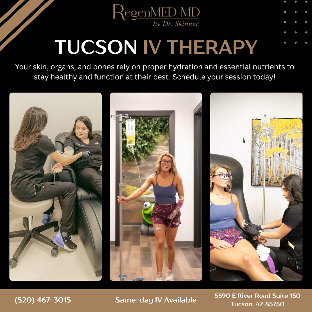 RegenMed MD by Dr. Skinner Facebook ad: IV Therapy