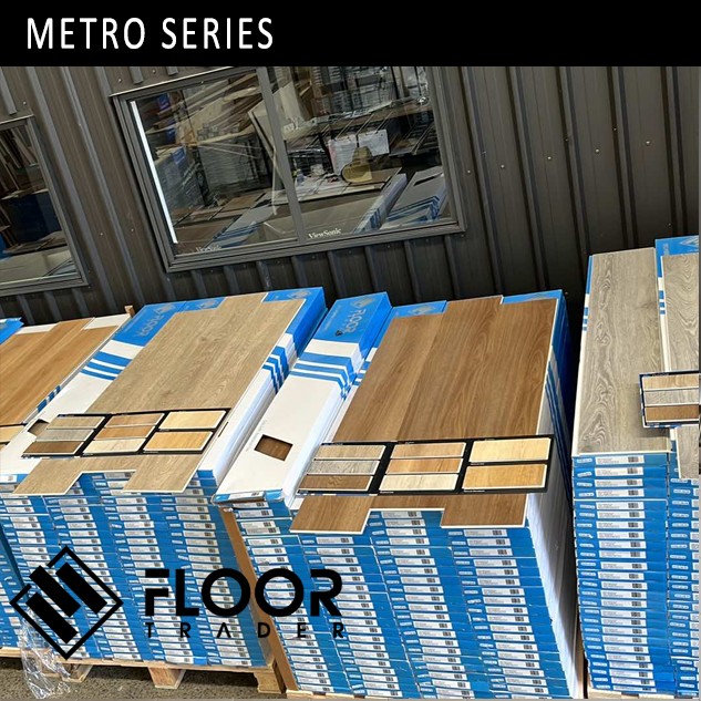 Max Brunner Facebook ad: Waterproof Hybrid Flooring with Matching Trims available!