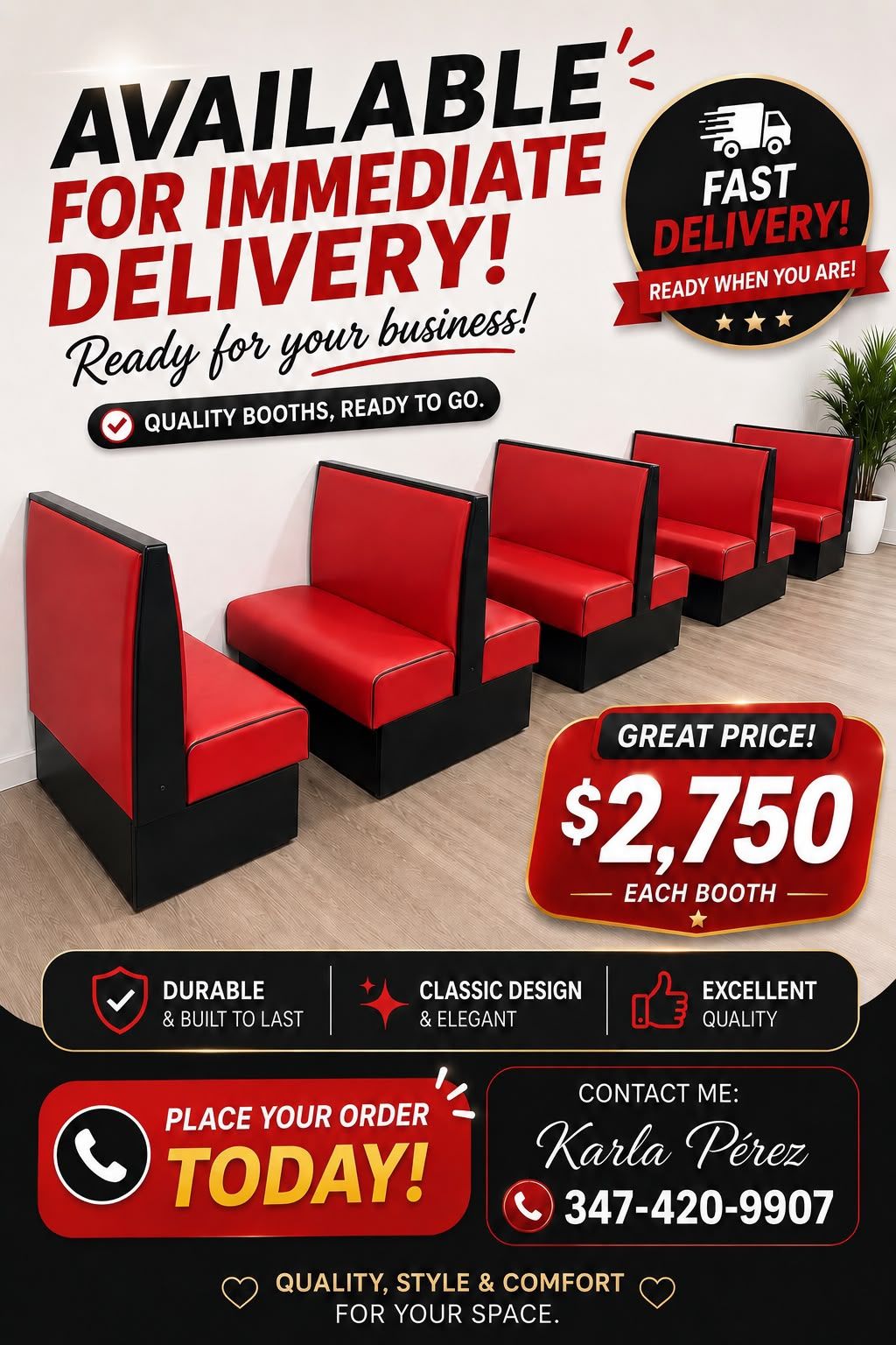 Dominican Upholstery Facebook ad