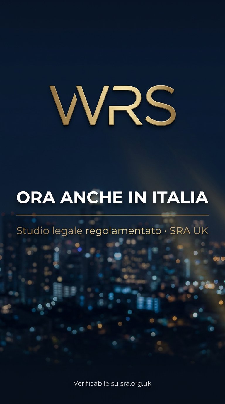 Wealth Recovery Solicitors Studio Legale Internazionale Facebook ad from Jun 11, 2026