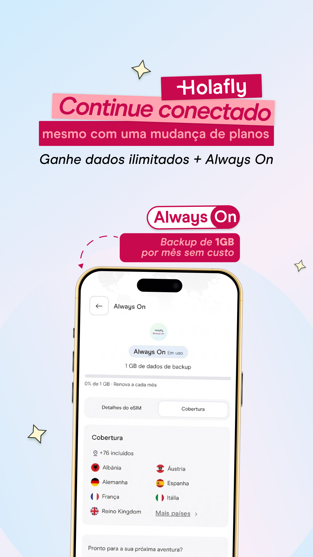 Holafly Portuguese Facebook ad