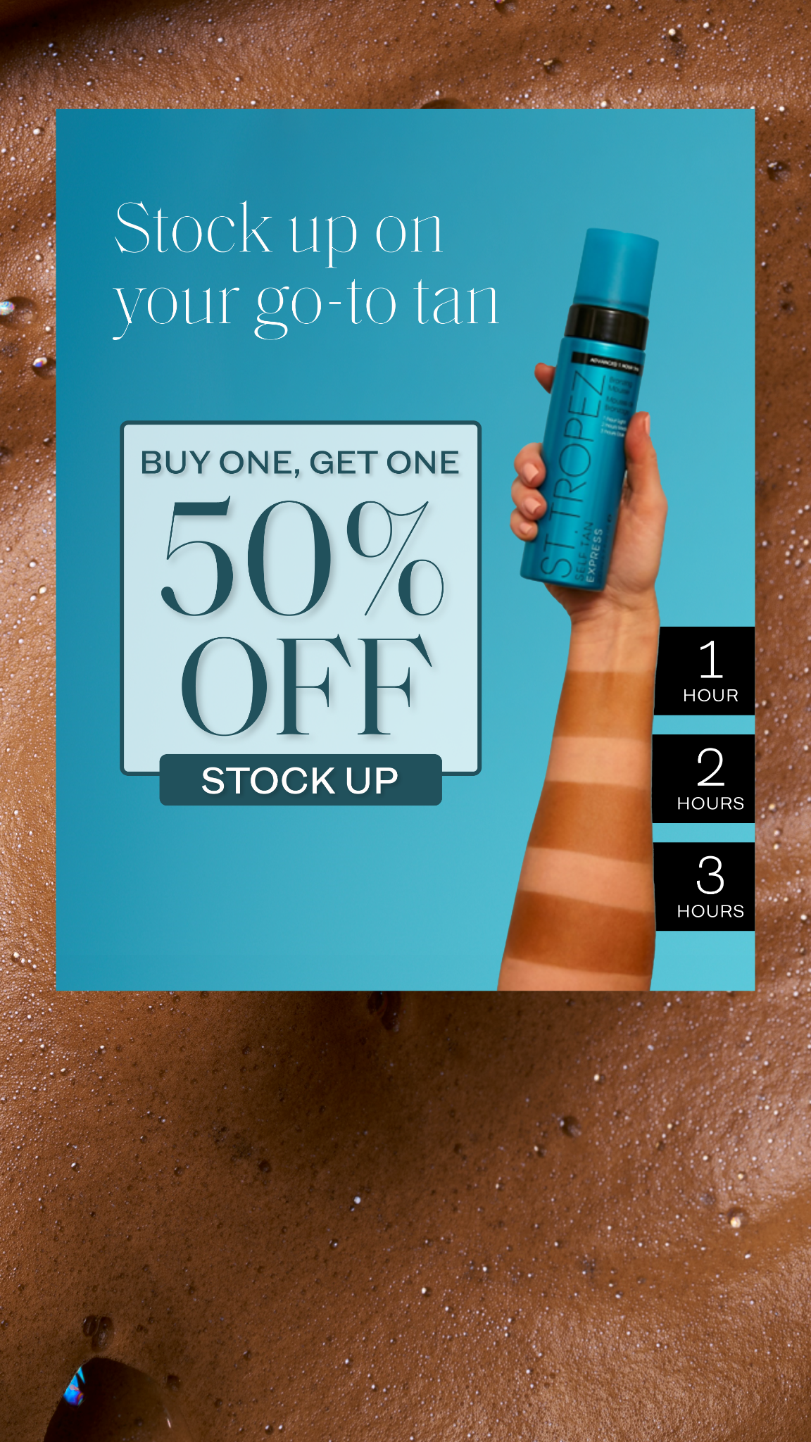 St Tropez Tan Facebook ad