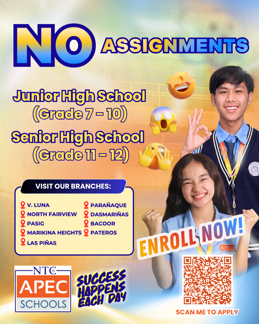 APEC Schools Main Page Facebook ad