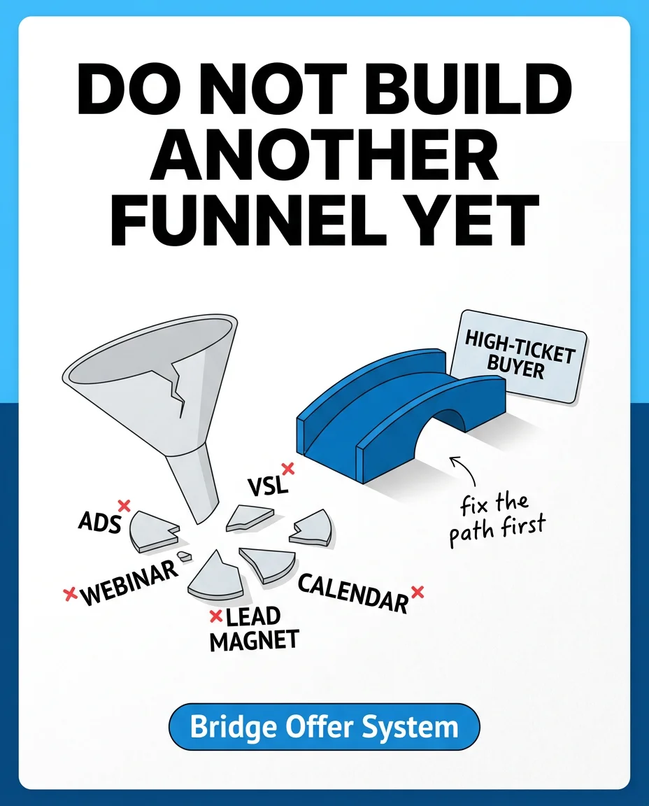 Godson Okorodudu Facebook ad: Do Not Build A Funnel Yet