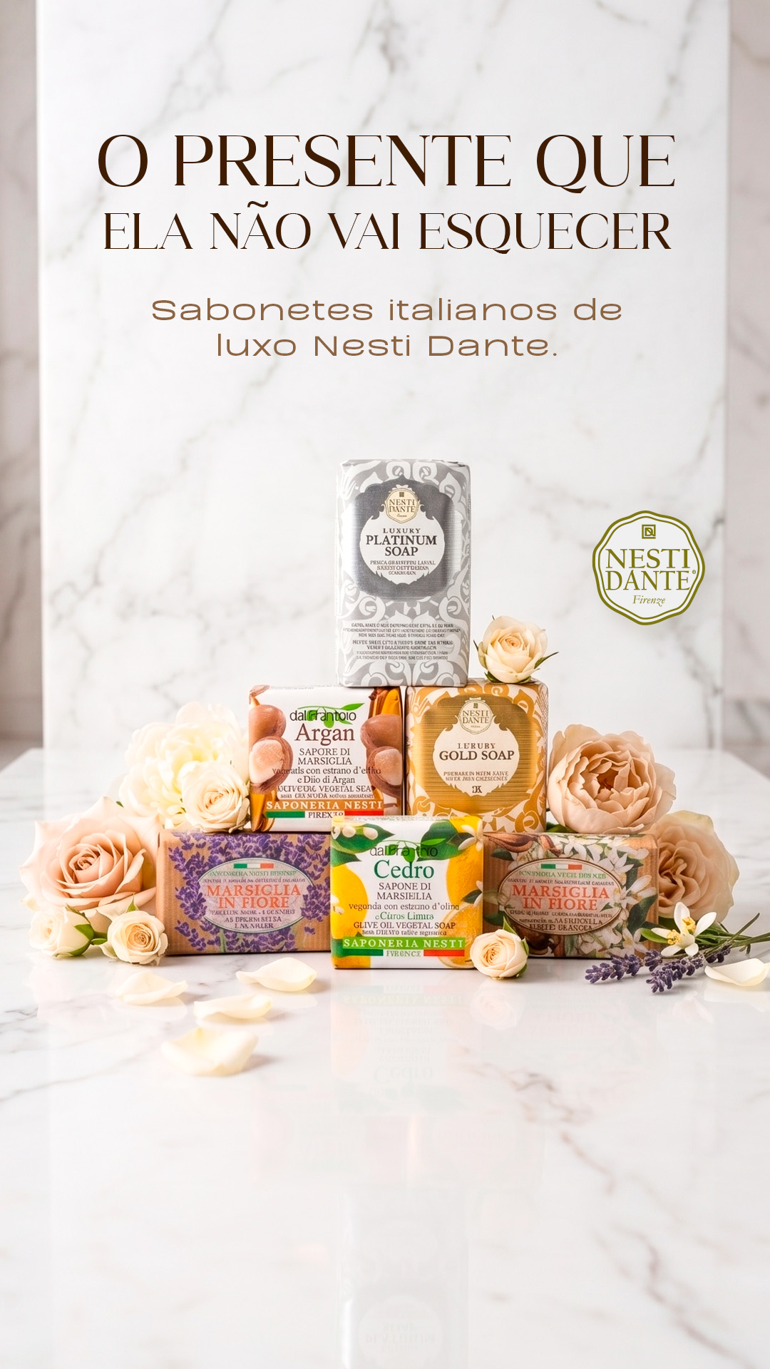 Sabonetes Nesti Dante Facebook ad from May 16, 2026