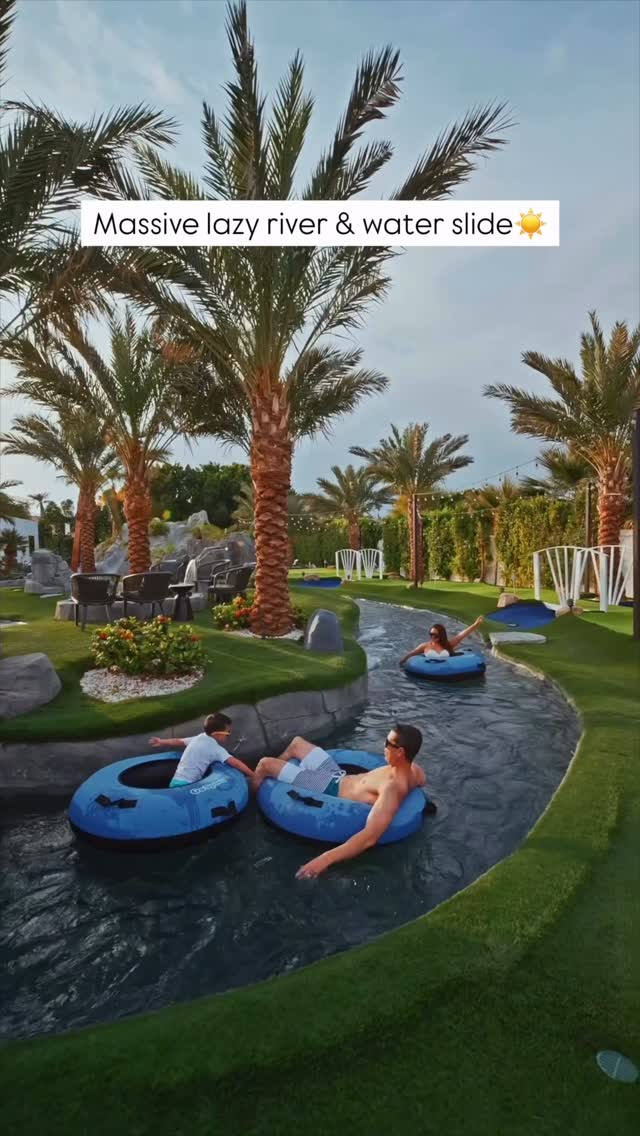 Lazy River Resort Facebook ad: When the vacation rental IS the vacation Welcome…