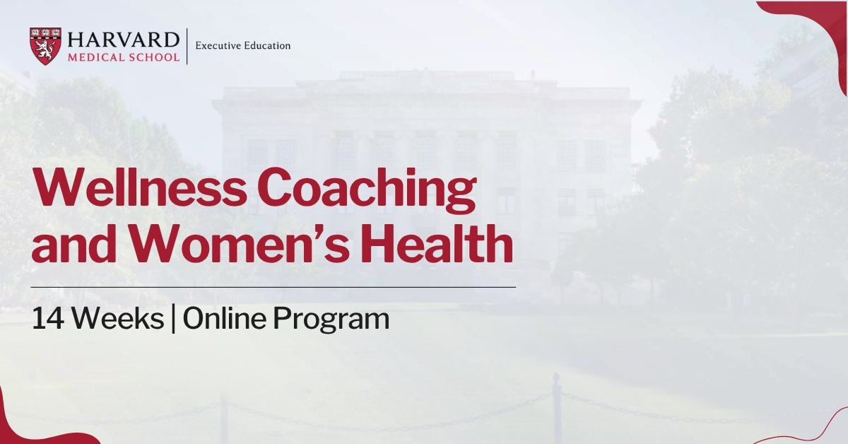 Harvard Medical School Professional, Corporate, and Continuing Education Facebook ad: Guide women’s health across life stages