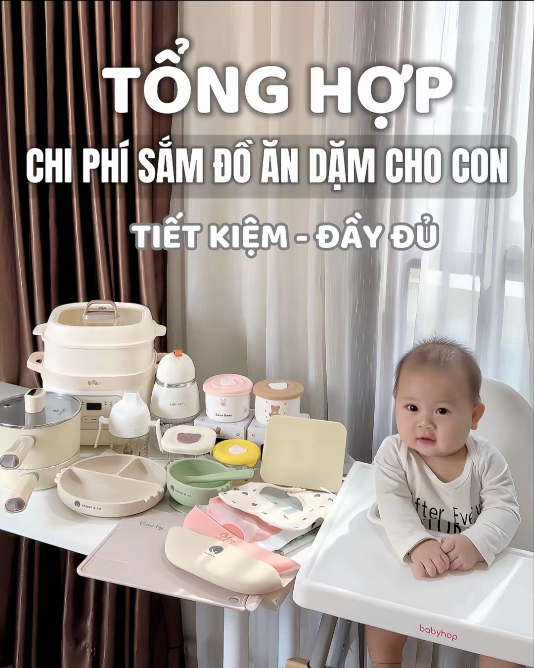 Góc Của Mẹ Bỉm Facebook ad: Tổng hợp chi phí sắm đồ ăn dặm…