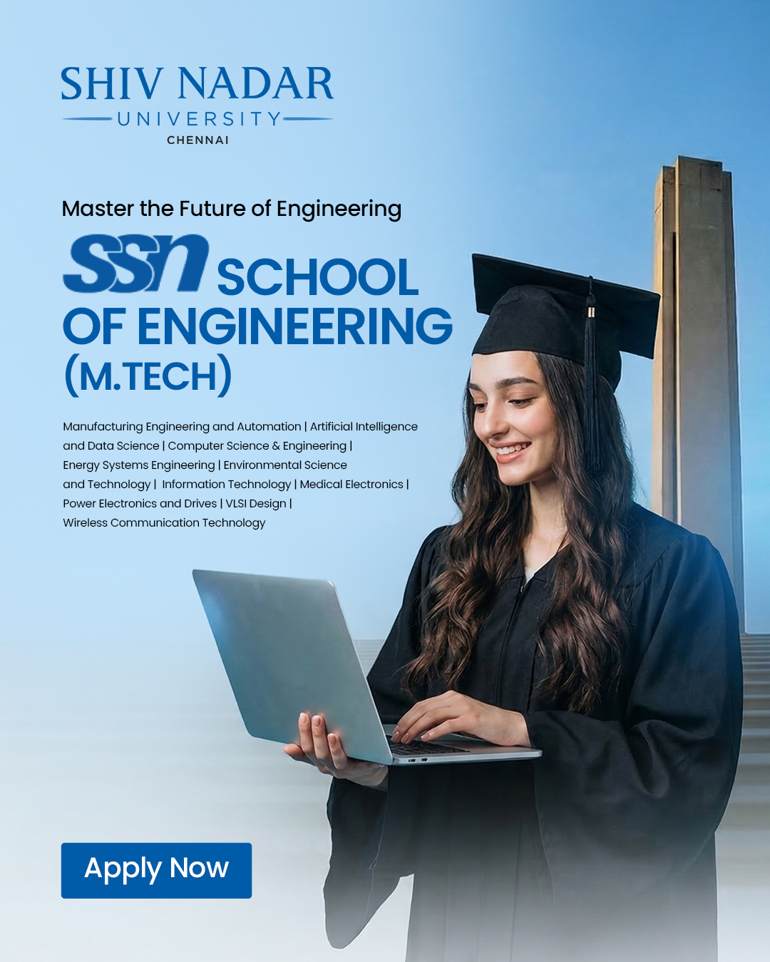 Shiv Nadar University Chennai Facebook ad from Mar 31, 2026