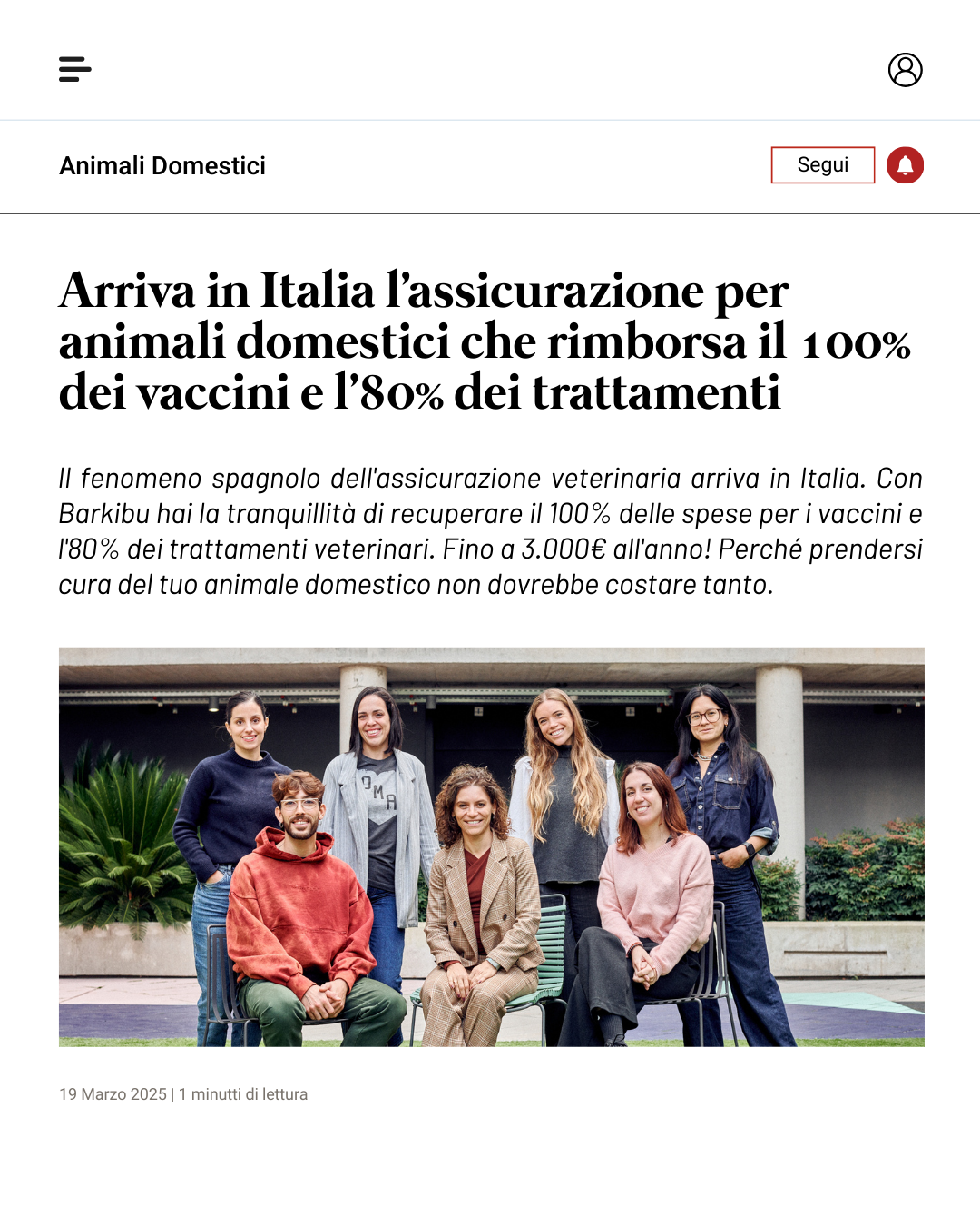 Barkibu Assicurazione ad creative