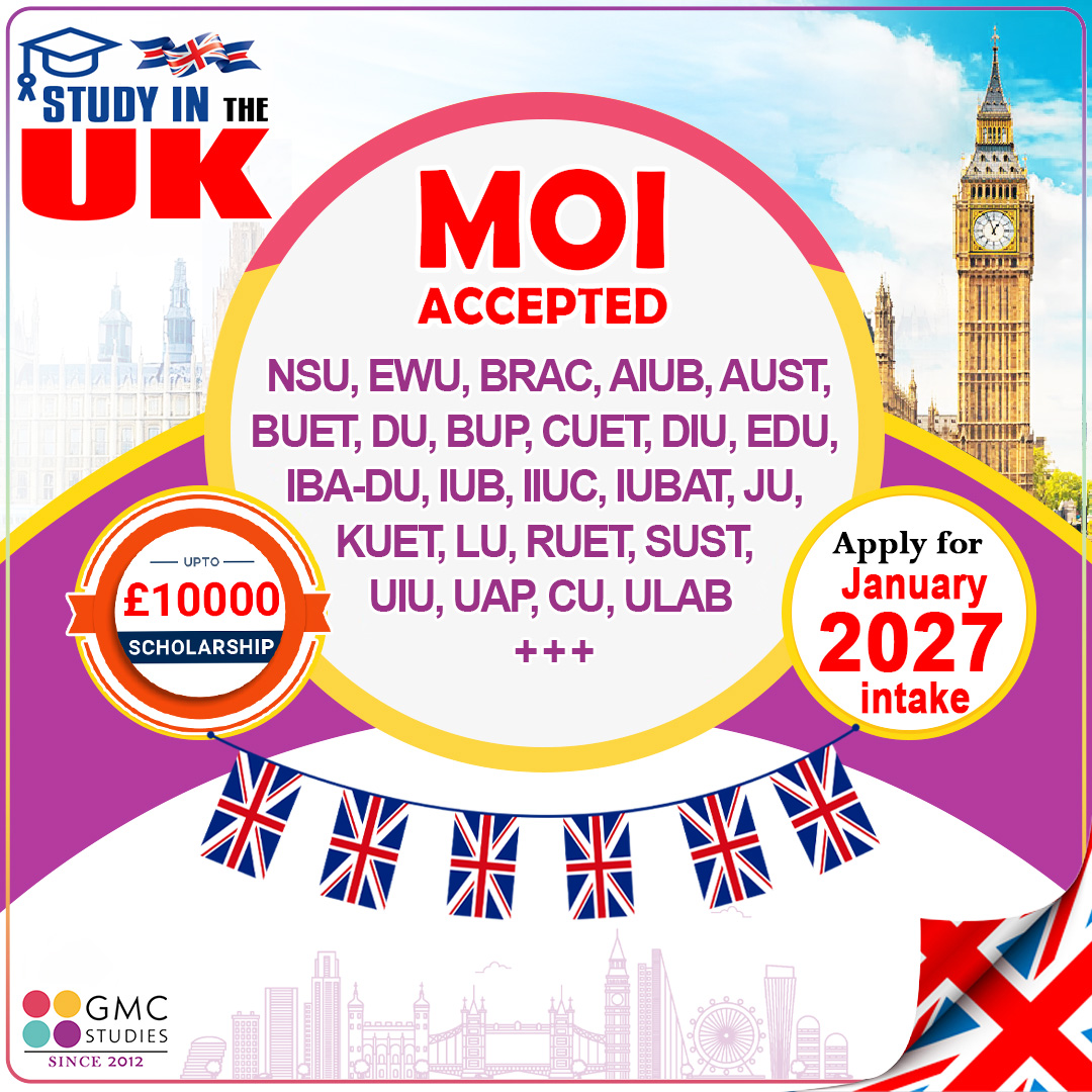 GMC Studies Bangladesh Facebook ad: Study in The UK