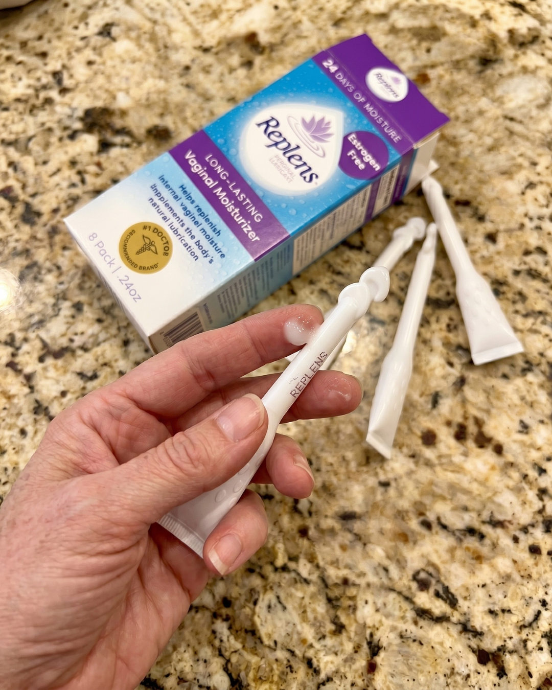 Sarah Mitchell Facebook ad: Menopause Turned Sex Into Sandpaper