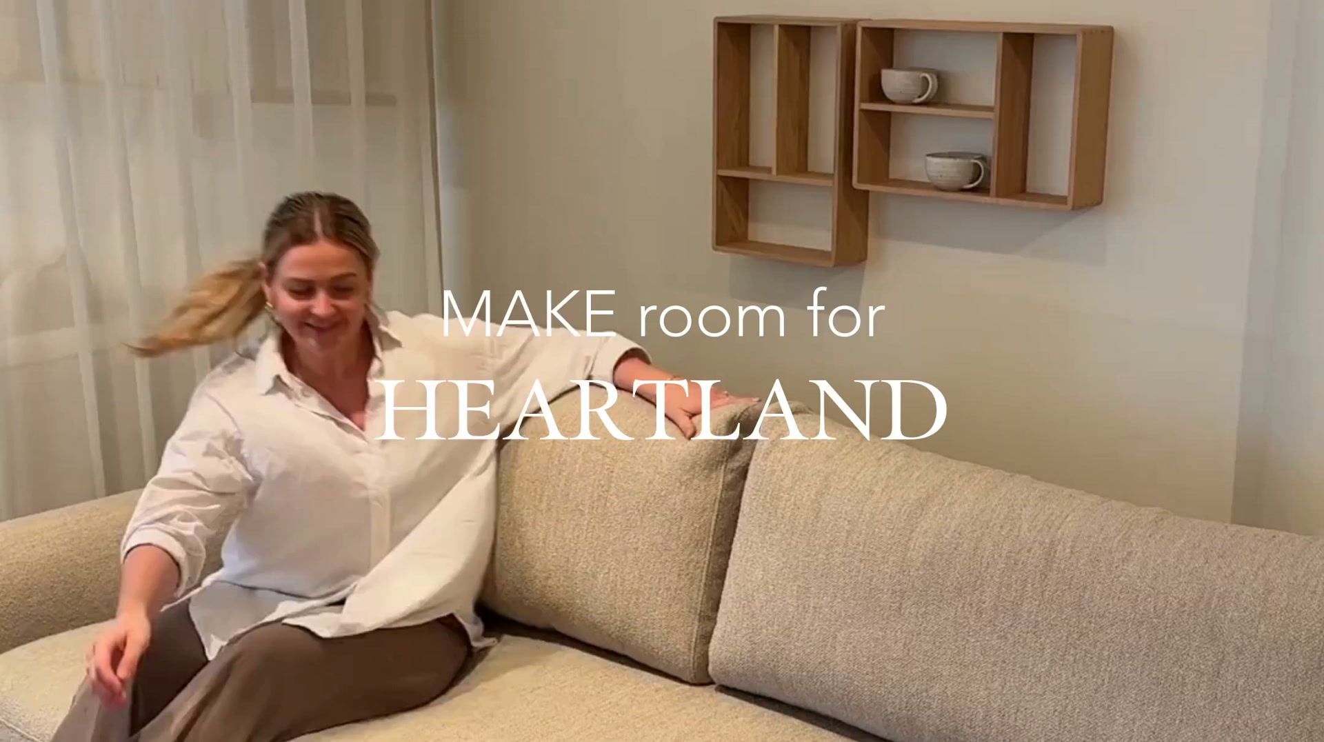 MAKE Nordic Facebook ad: NYHED HEARTLAND SOFA