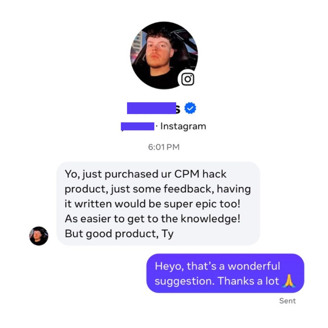 Godson Okorodudu Facebook ad: You can keep burning money on expensive CPMs……