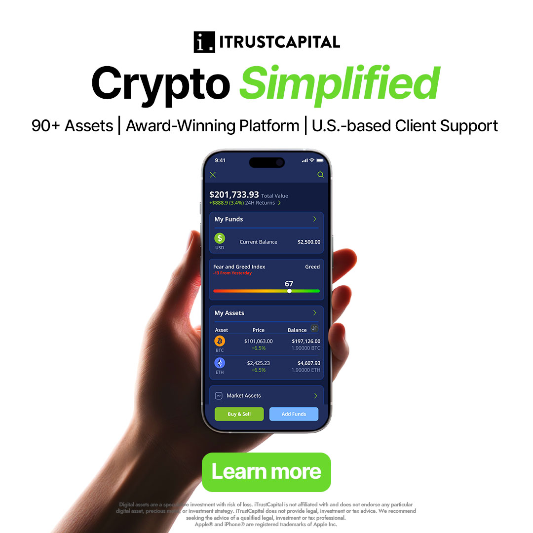iTrustCapital Inc. Facebook ad