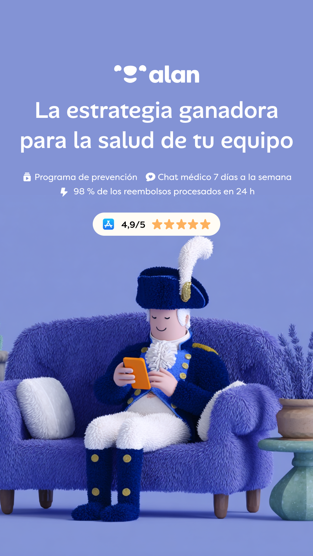 Alan Facebook ad