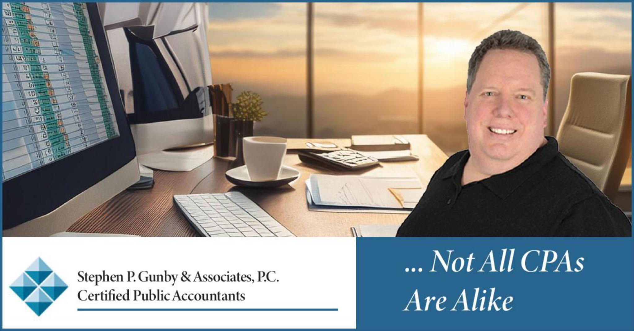 Stephen P. Gunby & Associates, CPAs - Your Northern New Jersey Tax Experts Facebook ad: Stephen P. Gunby & Associates, P.C.