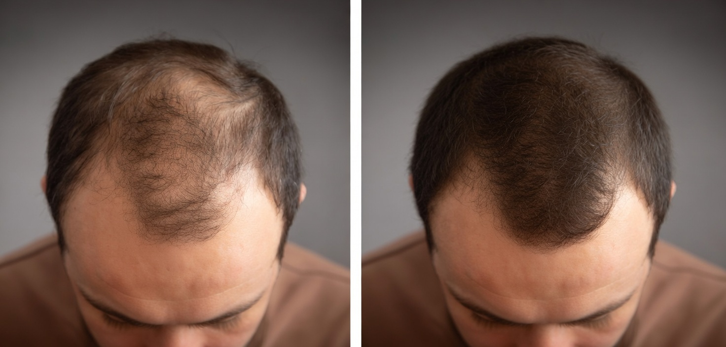 Instant Hair Thickening Spray Facebook ad: Instantly Thicken Fine Hair