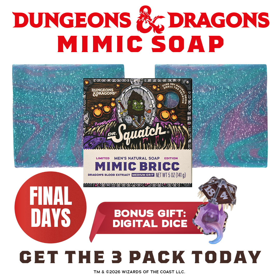 Dr. Squatch Facebook ad