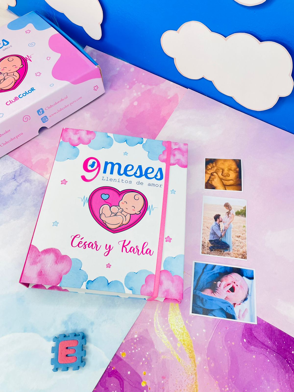 Club color Facebook ad: ¿Estás embarazada? Entonces necesitas esta agenda…