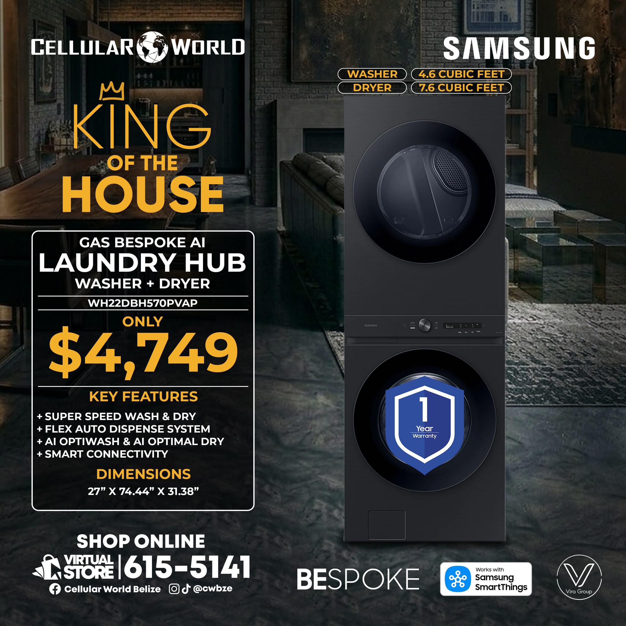 Cellular World Belize Facebook ad