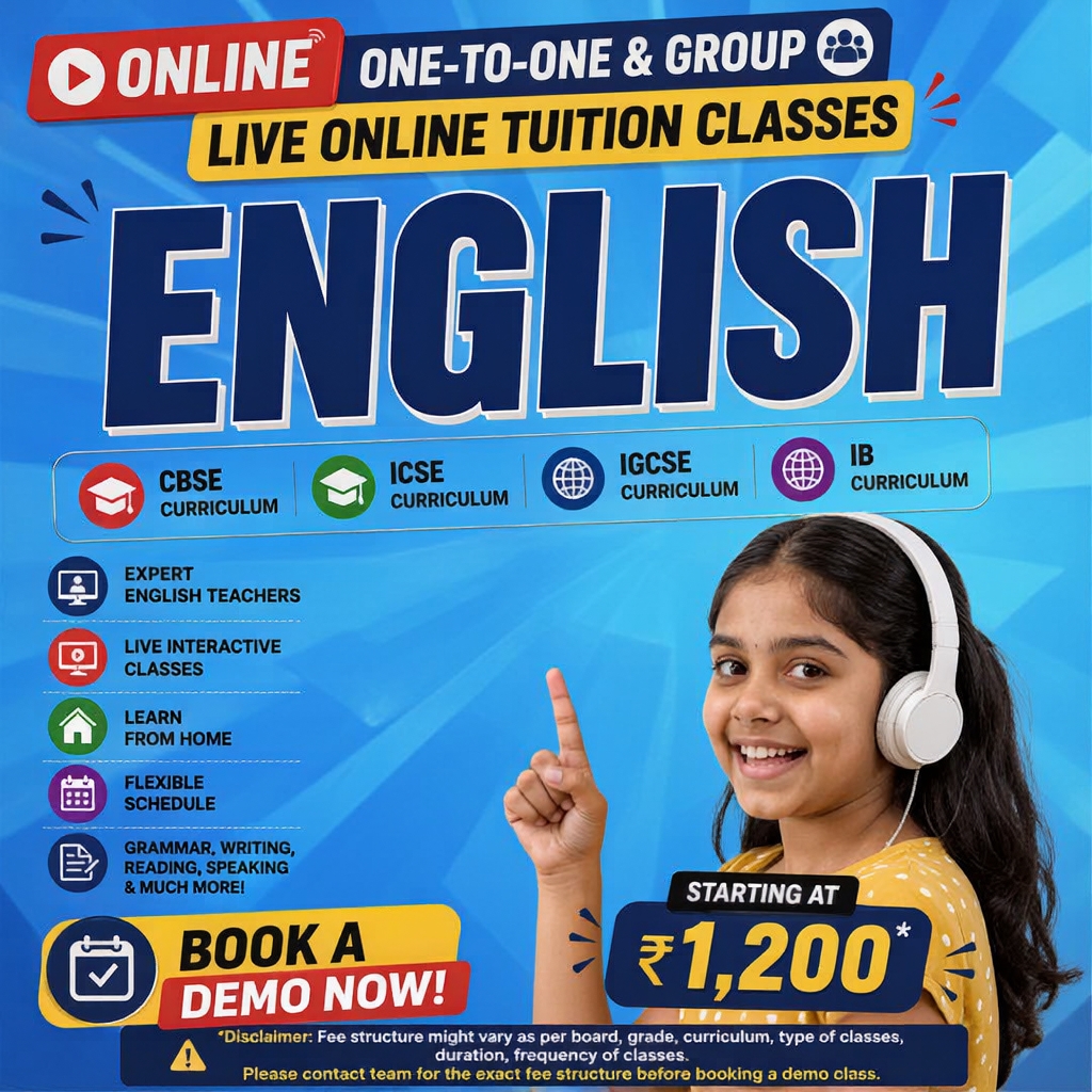 Education jaankari Facebook ad: Live Online 1:1 & Group English Classes
