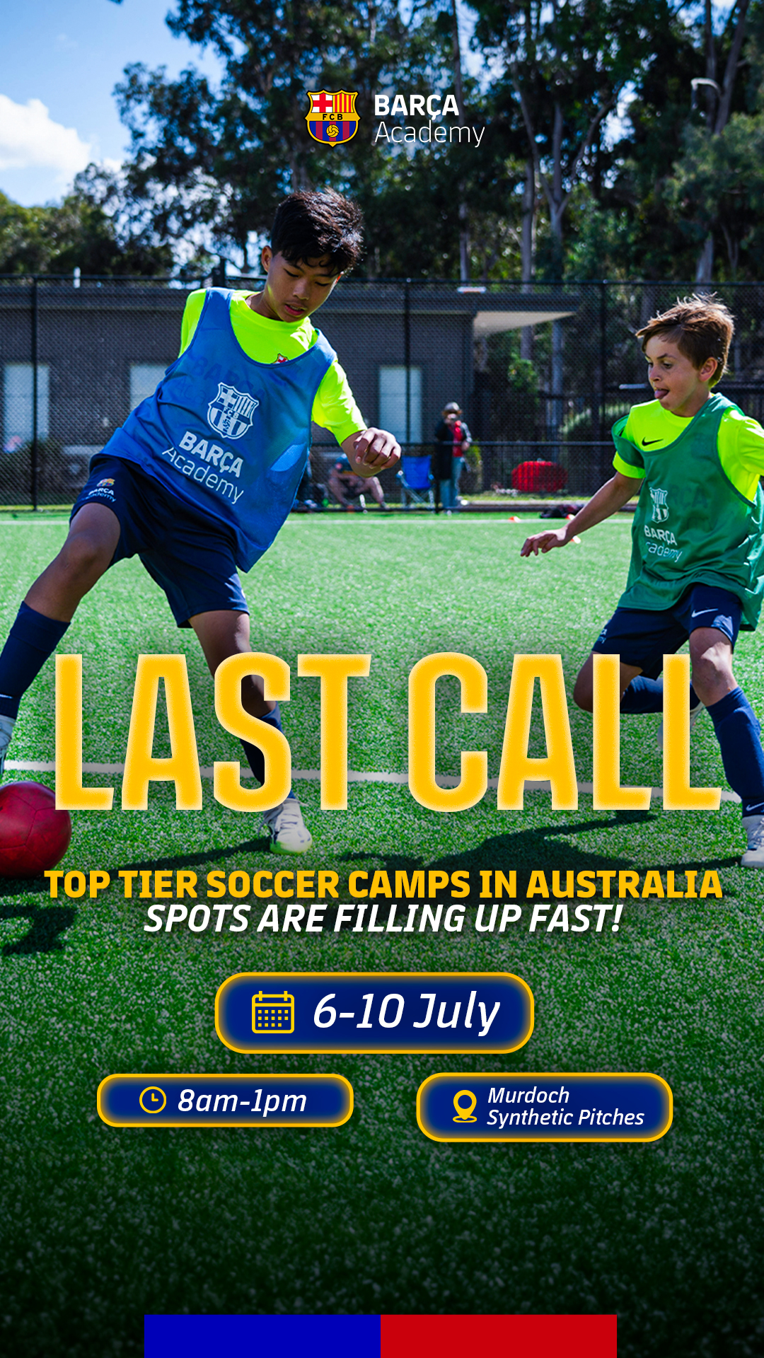 Barça Academy Australia & New Zealand Facebook ad