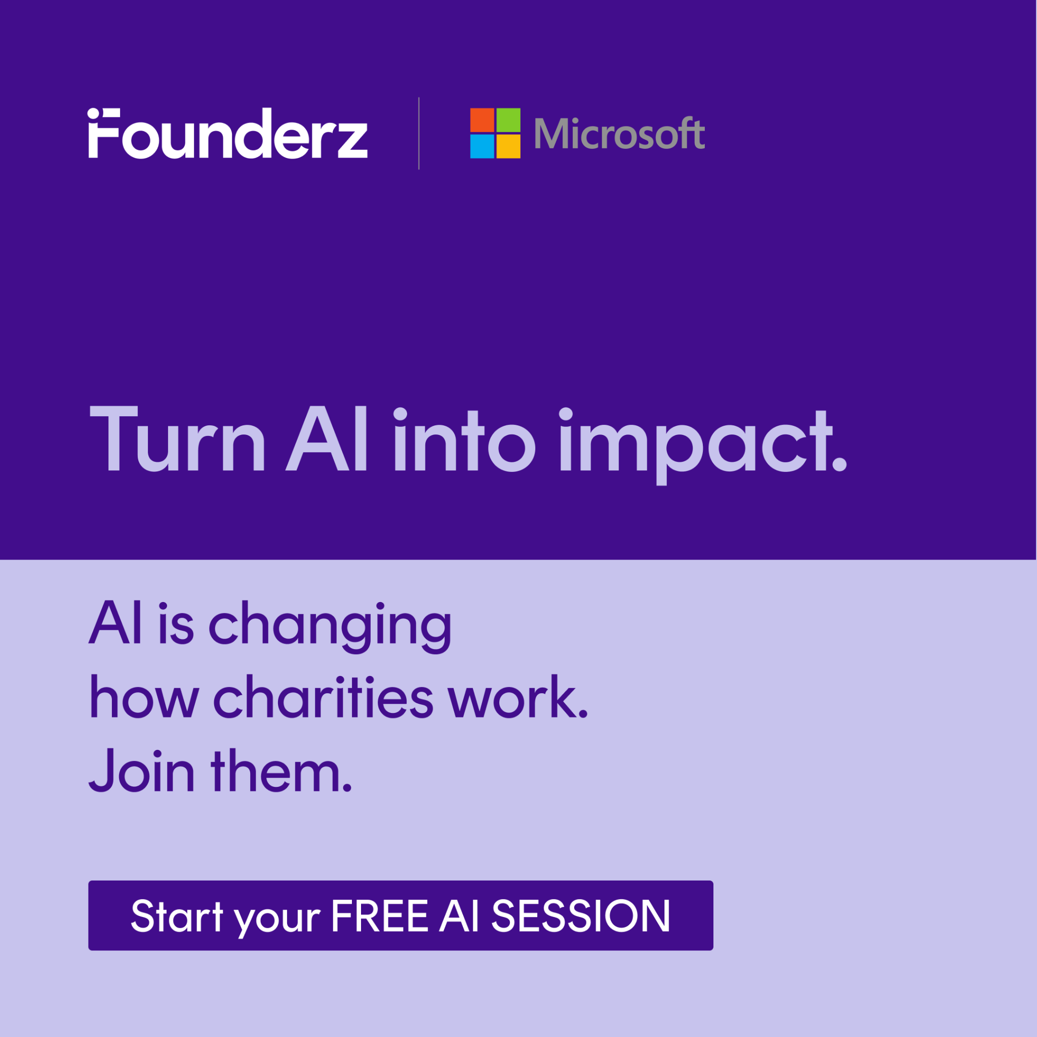 Founderz Facebook ad