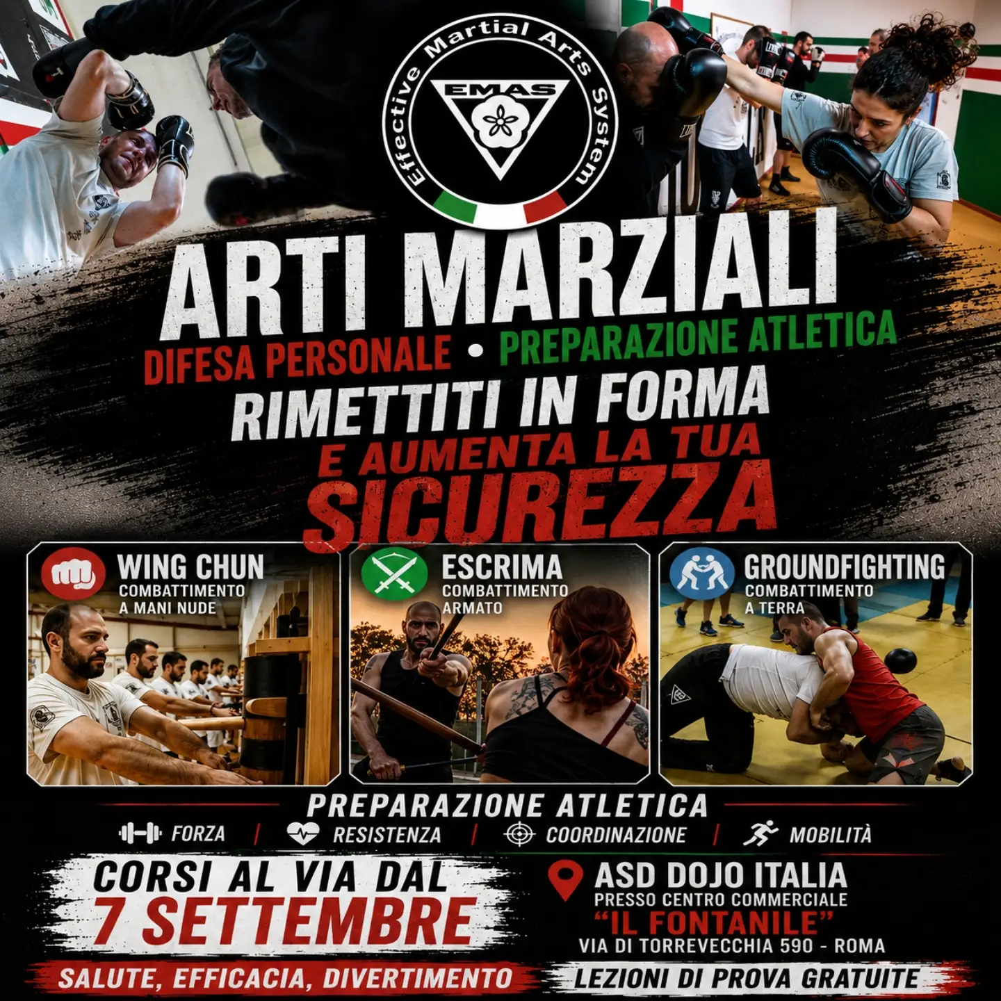 Master Dario Salerno Facebook ad: RIMETTITI IN FORMA E AUMENTA LA TUA SICUREZZA