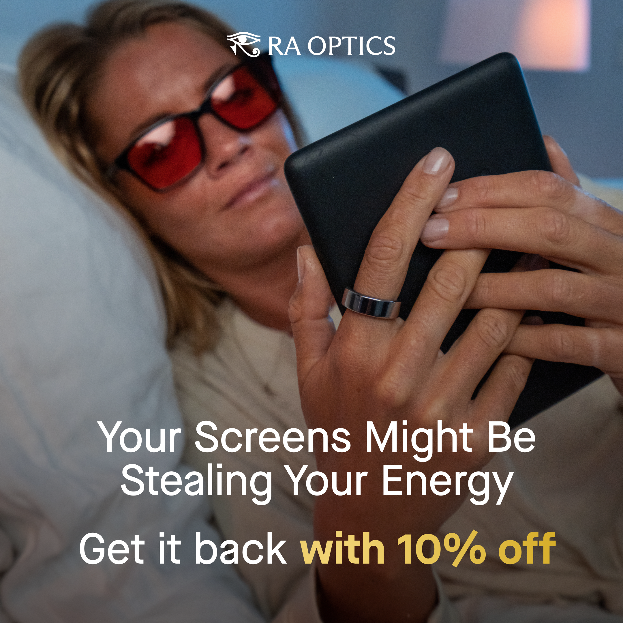 Ra Optics Facebook ad