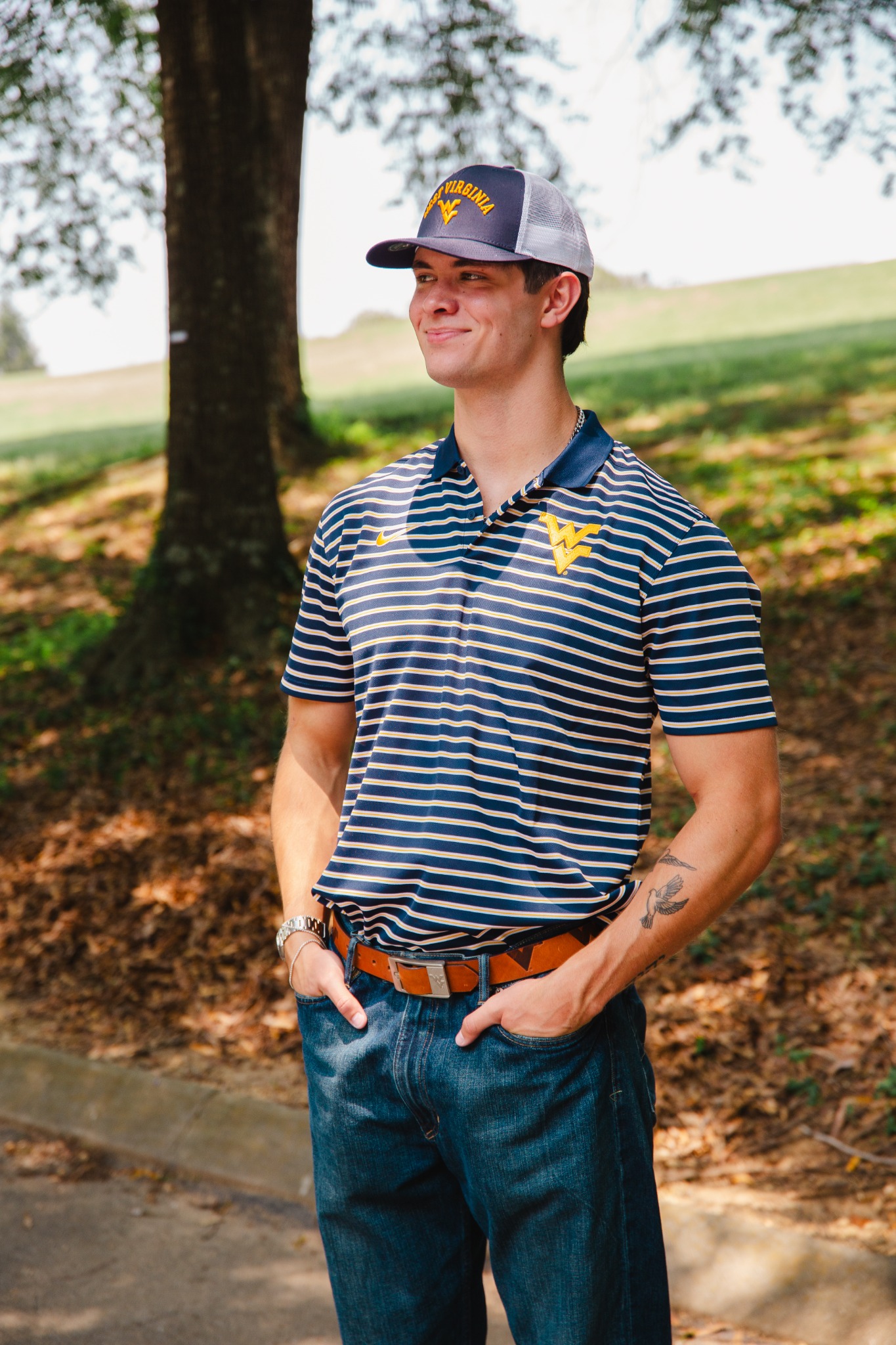 Alumni Hall WVU Facebook ad: Shop Men’s WVU Gear!