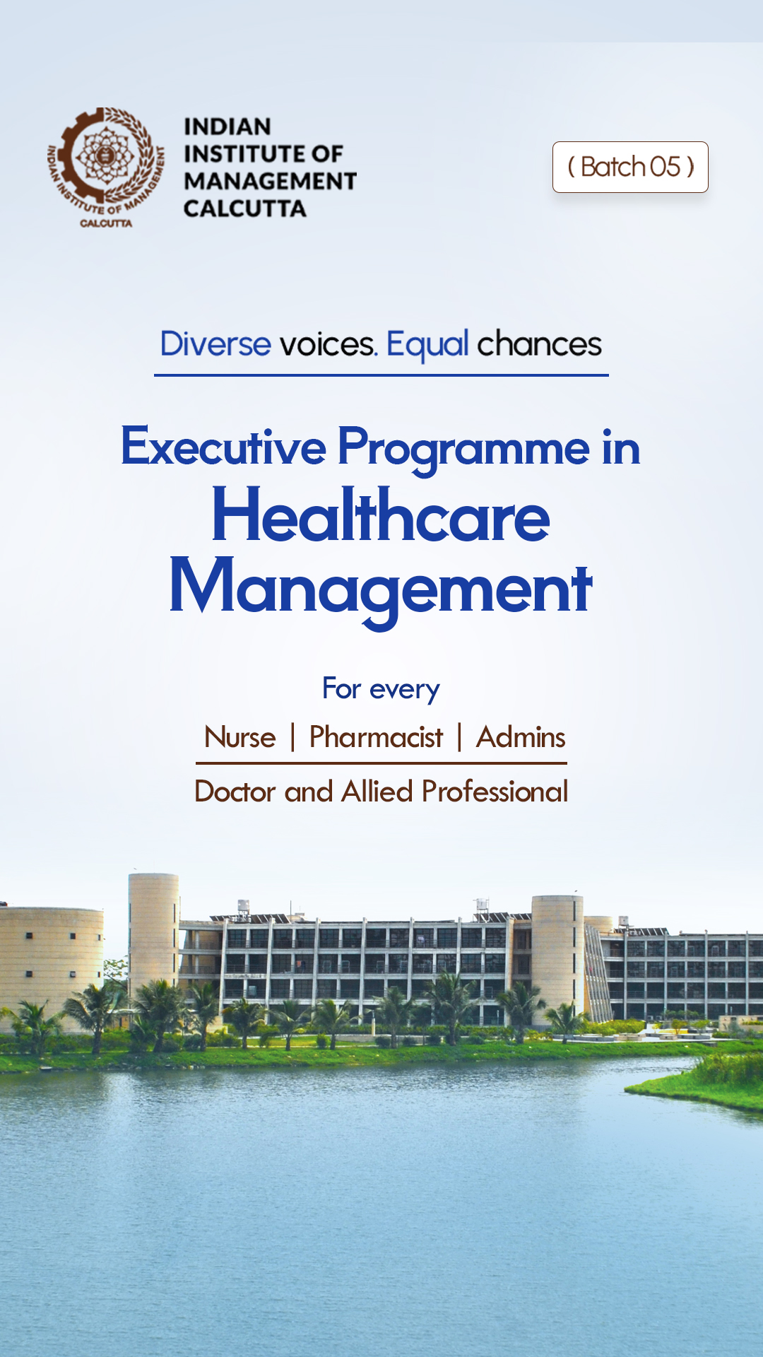 IIM Calcutta - Healthcare Management Programme Facebook ad from Jun 8, 2026
