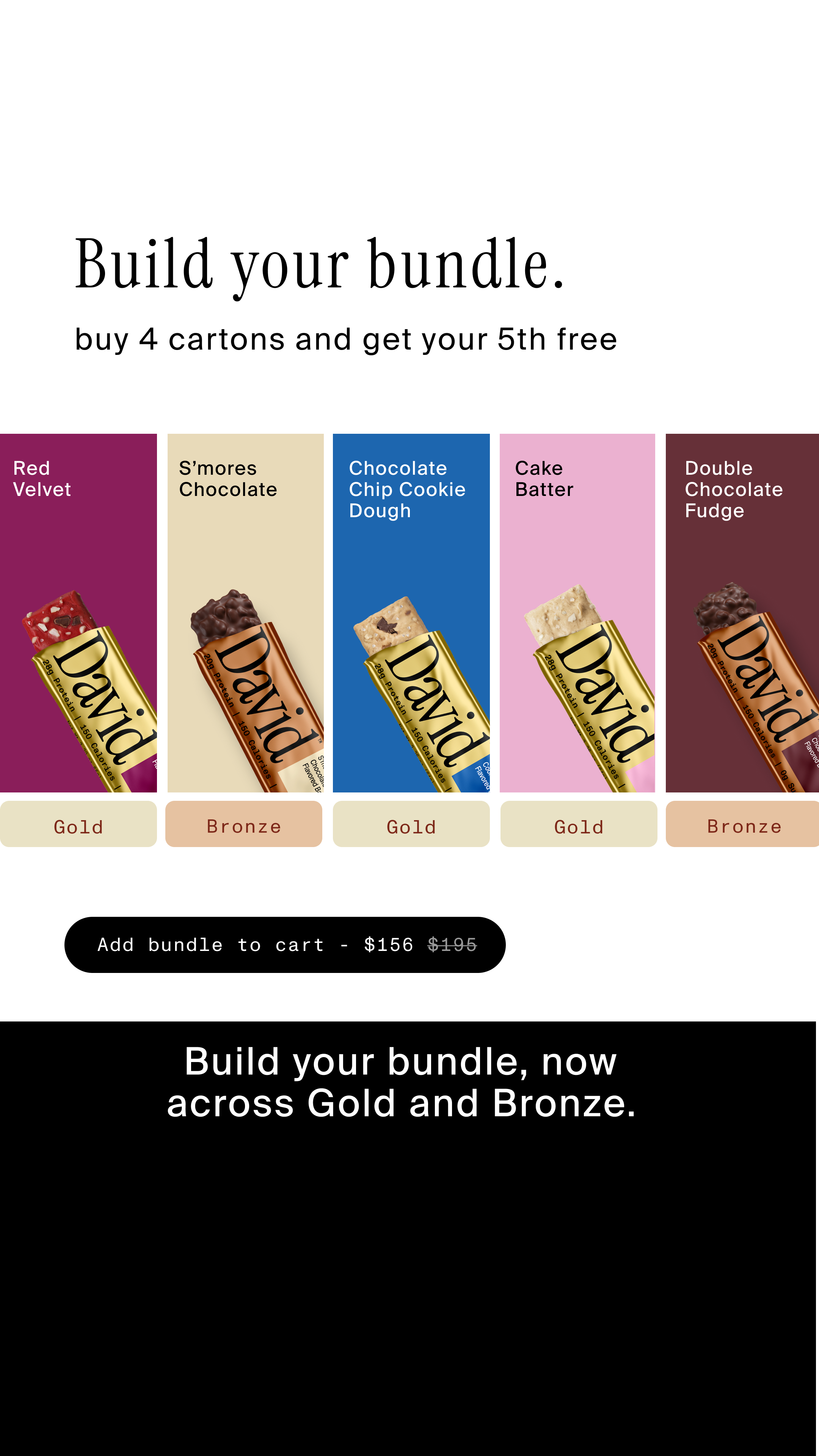 David Protein Facebook ad