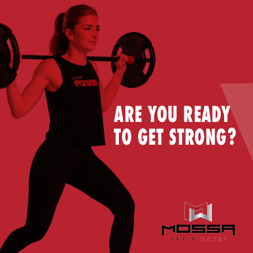 MOSSA Let's Move Facebook ad: Ready to get strong?