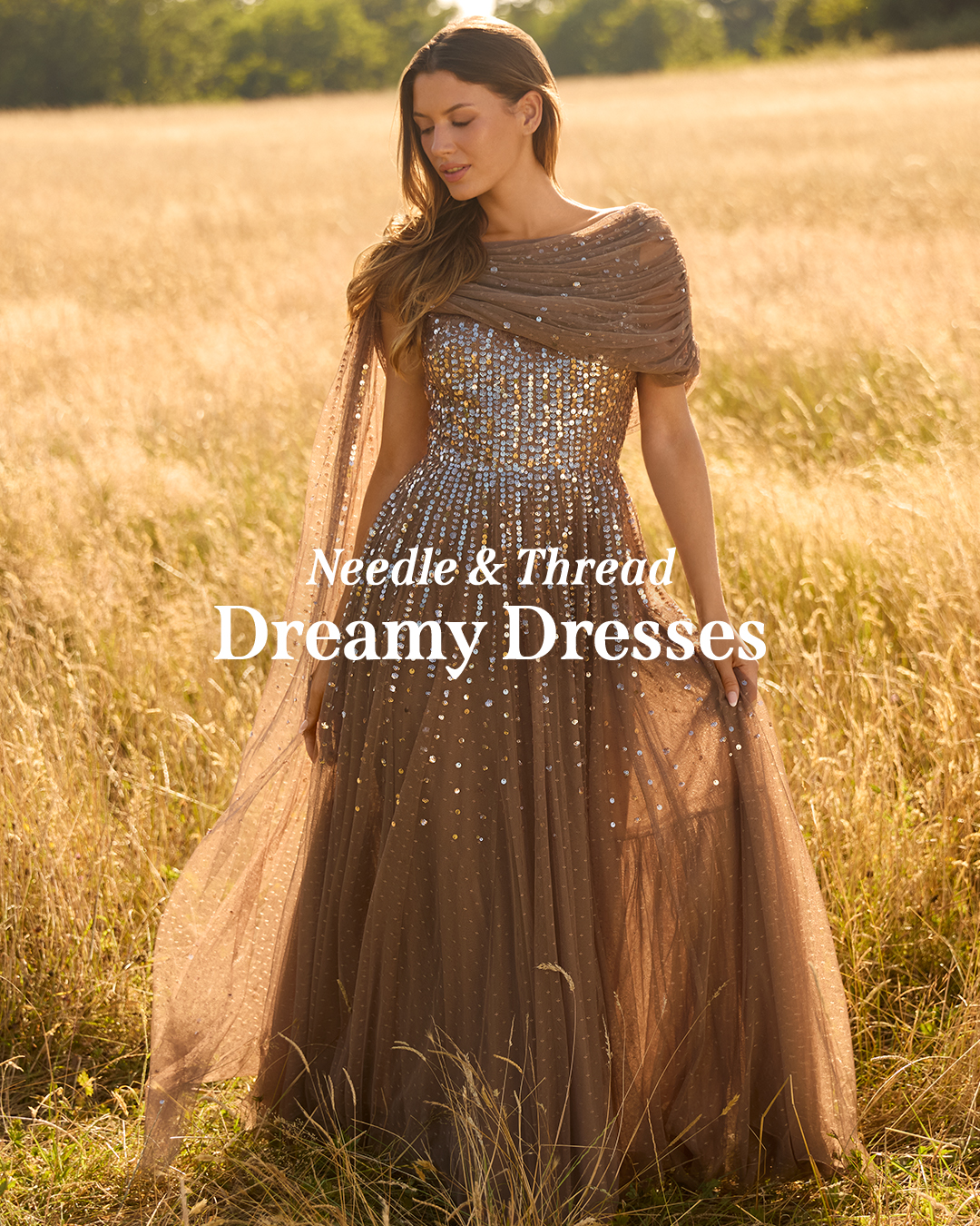Needle & Thread Facebook ad: Effortless Elegance