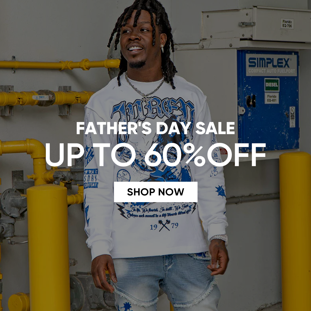 JurenClothing Facebook ad: Father's Day Sale: Up to 60% off