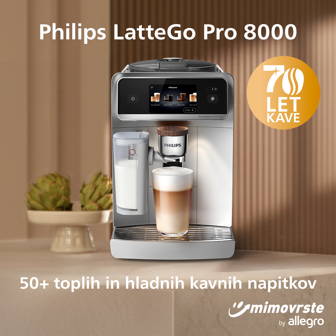 Philips Home Living Facebook ad: Odkrijte Philips LatteGo Pro in LatteGo aparate ter…