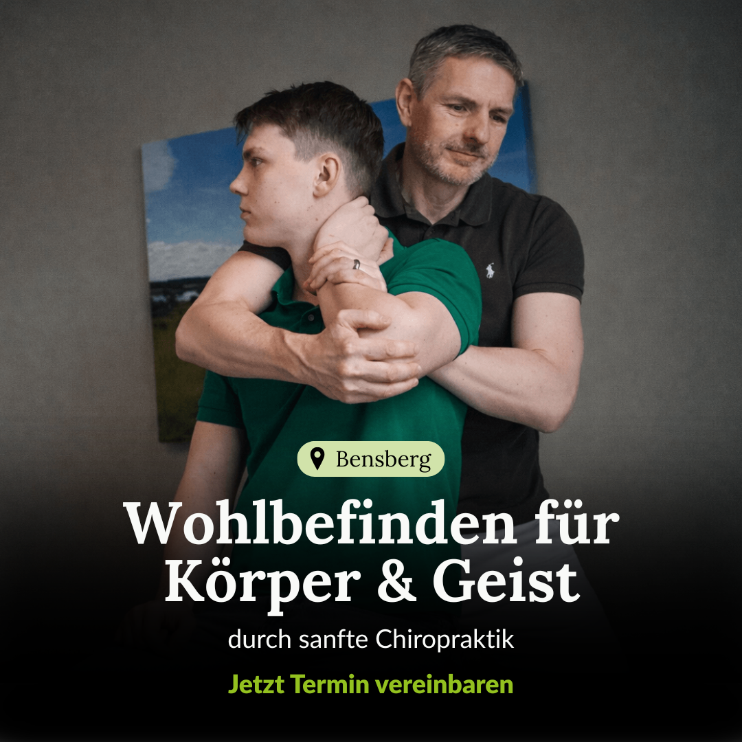 Chirobensberg Facebook ad: Schluss mit Schmerzen. Zeit fürs Leben.