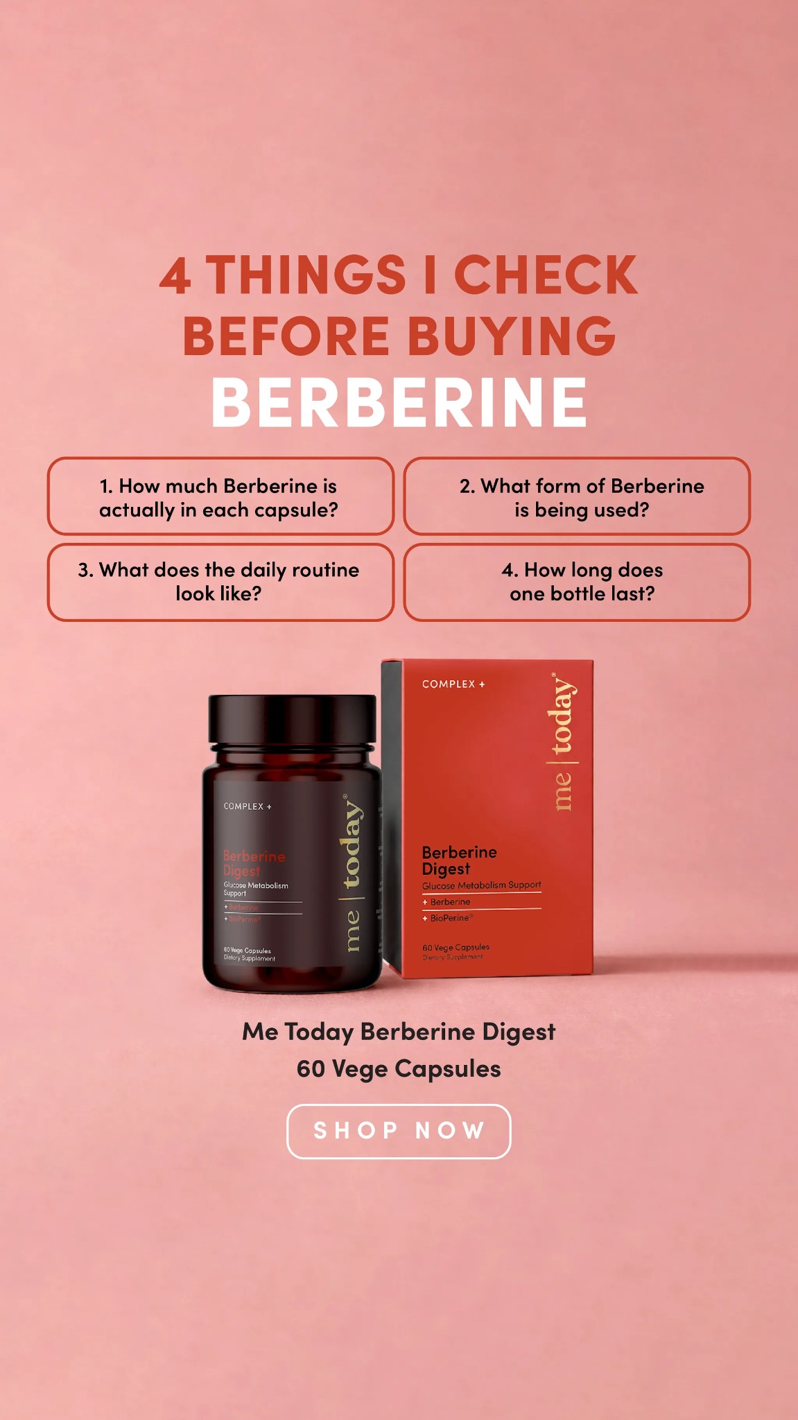 Me Today Facebook ad